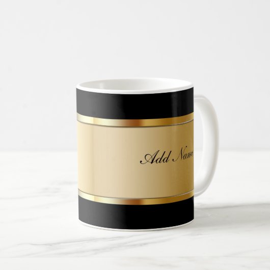 Classy Monogram Coffee Mugs Koffiemok (Voorkant rechts)