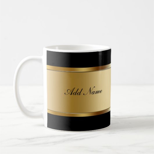 Classy Monogram Coffee Mugs Koffiemok (Links)