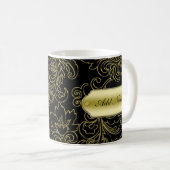 Classy Monogram Coffee Mugs Koffiemok (Voorkant rechts)