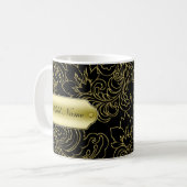 Classy Monogram Coffee Mugs Koffiemok (Voorkant links)