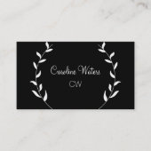 Classy Monogram Concierge Visitekaartje (Voorkant)