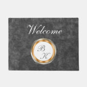 Classy Monogram Design Deurmat (Voorkant)