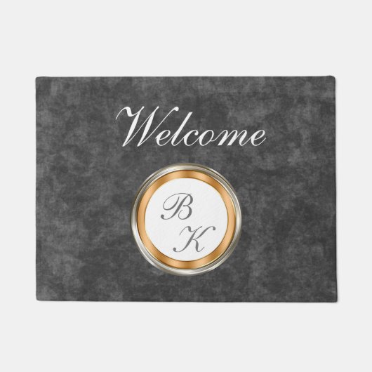 Classy Monogram Design Deurmat (Voorkant)