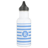 Classy Monogram Gestreept Waterfles (Links)