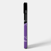 Classy Monogram Glitzy Bling Case-Mate iPhone Case (Achterkant / Links)