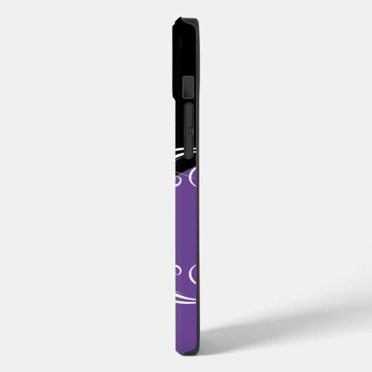 Classy Monogram Glitzy Bling Case-Mate iPhone Case (Achterkant / Links)