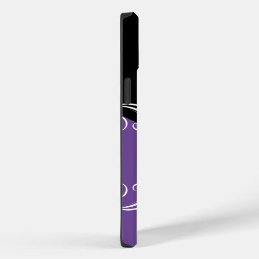 Classy Monogram Glitzy Bling Case-Mate iPhone Case (Achterkant / Rechts)