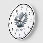 Classy Monogram | Golf Sport Gifts Grote Klok (Hoek)
