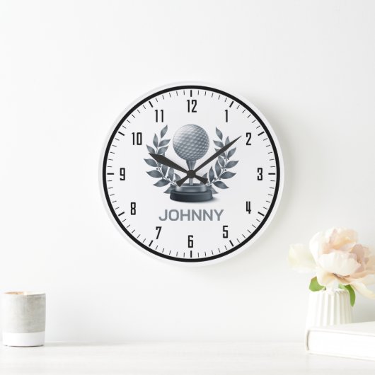 Classy Monogram | Golf Sport Gifts Grote Klok (Huis)