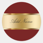 Classy Monogram Stickers (Voorkant)