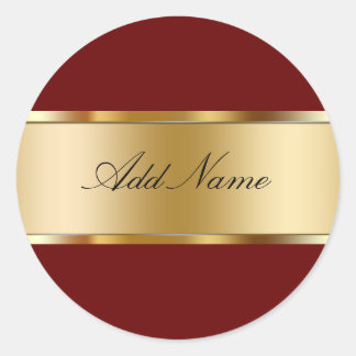 Classy Monogram Stickers