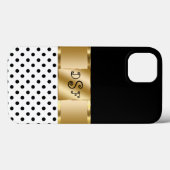 Classy Monogram Style Case-Mate iPhone Case (Achterkant (horizontaal))