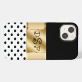 Classy Monogram Style iPhone Hoesje (Achterkant horizontaal)