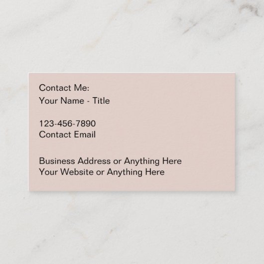 Classy monogram Visitekaartjes met elegantie Afsprakenkaartje (Achterkant)