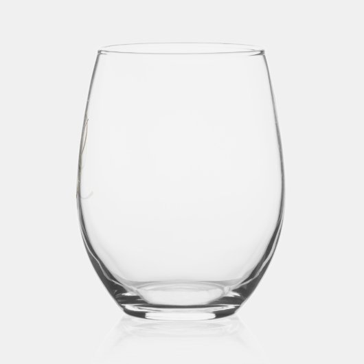 Classy Monogram Wijnglas Zonder Voet (Links)