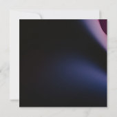 Classy Moody Black Dark Paarse Rozen Vrijgezellenf Kaart (Achterkant)