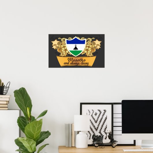 Classy Mosotho Poster (Thuiskantoor)