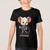 Classy Mouse in Suit Tri-Blend Shirt (Voorkant)