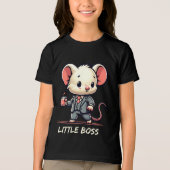 Classy Mouse in Suit Tri-Blend Shirt (Voorkant)