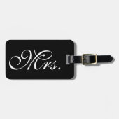 Classy Mrs Black Bagagelabel (Voorkant horizontaal)
