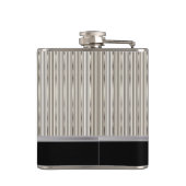 Classy Multi Silver Strip Design Heupfles (Achterkant)