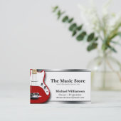 Classy Music Store-Visitekaartjes Visitekaartje (Staand voorkant)