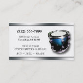 Classy Music Store-Visitekaartjes Visitekaartje (Achterkant)