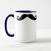 Classy Mustache Mok (Links)