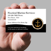 Classy Nautical Marine Theme Visitekaartjes