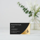 Classy nautische thema Visitekaartjes (Staand voorkant)