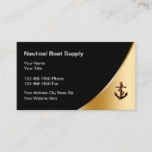 Classy nautische thema Visitekaartjes (Voorkant)
