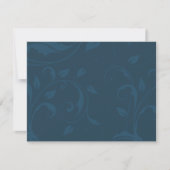 Classy Navy Blue - CUSTOM RSVP-KAARTEN RSVP Kaartje (Voorkant)
