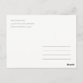 Classy Navy Blue Happy Hanukkah 1 Floral Briefkaart (Achterkant)