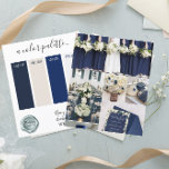 Classy Navy Ivoor Bruiloft kleuren Palet Kaart 202<br><div class="desc">Classy Navy Ivoor Bruiloft kleuren Palet Kaart 2024</div>