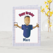 Classy Neat Special Birthday Kaart voor mannen (Gele Bloem)