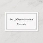 Classy Neurologist Visitekaartje (Voorkant)