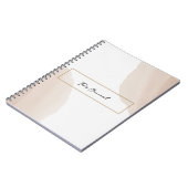 Classy neutraal tijdschrift notitieboek (Linkerzijde)