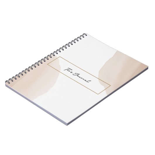 Classy neutraal tijdschrift notitieboek (Linkerzijde)