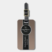 Classy Noble Medical Rod van Asclepius Silver Bagagelabel (Voorkant verticaal)