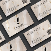 Classy Notaris Lening Signing Agent QR Code Gouden Visitekaartje