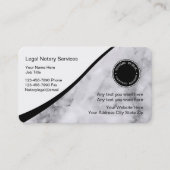 Classy Notional Public Business Card-sjabloon Visitekaartje (Voorkant)