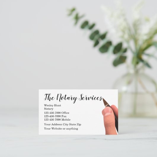 Classy Notional Public Modern  Visitekaartje (Staand voorkant)