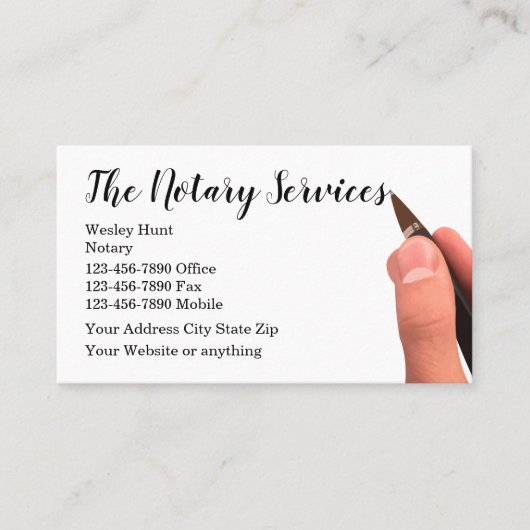 Classy Notional Public Modern  Visitekaartje (Voorkant)