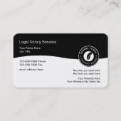 Classy Notional Public Moderne Business Card Templ Visitekaartje (Voorkant)