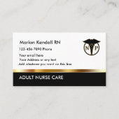 Classy Nurse Practitioner Design Visitekaartje (Voorkant)