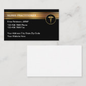Classy Nurse Practitioner Medische Visitekaartjes (Voorkant / Achterkant)