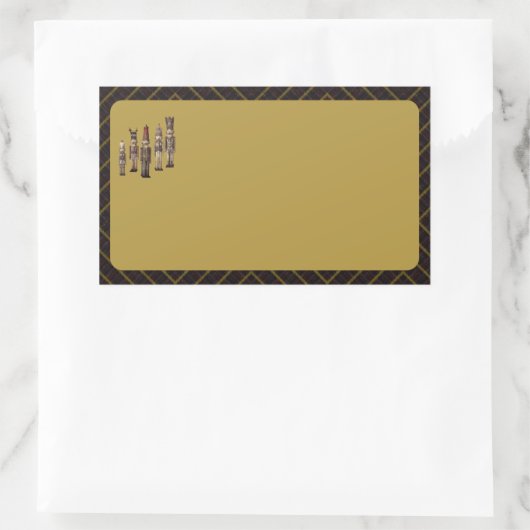 Classy Nutcracker Soldiers Name Labels (Tas)