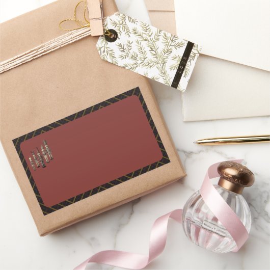 Classy Nutcracker Soldiers Name Labels Red (Geschenken)