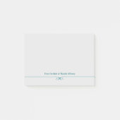 Classy of the Desk of Monogram Post-it® Notes (Voorkant)