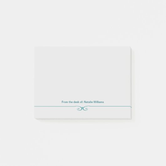 Classy of the Desk of Monogram Post-it® Notes (Voorkant)